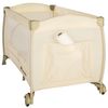 Cuna De Viaje Plegable 126 X 65 X 80 Cm Con Bolsa De Transporte - Beige