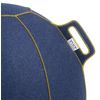 Pelota De Asiento Velt Para El Interior De 60x65cm De Vluv Color Denim/gold