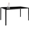 Conjunto De Mesa Y 4 Sillas De Comedor Berlín - Negro