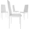 Conjunto De Mesa Y 4 Sillas De Comedor Berlín - Blanco