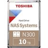 Disco Duro Interno - N300 10tb -7,200 Rpm -3.5 (hdwg11aezsta) Toshiba