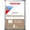 Disco Duro Interno Nas N300 - 8tb - 7200 Rpm - 3.5 Box Retail Toshiba