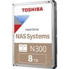 Disco Duro Interno Nas N300 - 8tb - 7200 Rpm - 3.5 Box Retail Toshiba