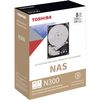 Disco Duro Interno Nas N300 - 8tb - 7200 Rpm - 3.5 Box Retail Toshiba