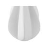 Lámpara De Mesa Con Pantalla En Forma De Tambor De Seda Sintética Porcelana Blanca 60 Cm Salón Glamour Santee - Blanco