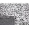 Alfombra De Pelo Largo Blanco Y Negro 200 X 300 Cm Rectangular Moderna Demre - Gris