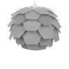 Lámpara De Techo Moderna Con Diseño Floral Pantalla Geométrica Gris Pequeña Segre - Gris
