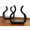 Conjunto De 2 Conectores Clips Negros Para Muebles De Jardín De Ratán Rieti - Negro