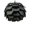 Lámpara De Techo Moderna Con Diseño Floral Pantalla Geométrica Negra Pequeña Segre - Negro