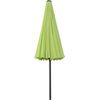 Parasol De Acero Y Aluminio De Jardín Con Manivela Con Mástil De 38mm  (color Manzana)