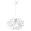 Lámpara Colgante Blanca 120 Cm Forma De Flor Plegable Moderna Lamone - Blanco