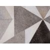 Alfombra Gris De Piel De Vacuno 140 X 200 Cm Patchwork Geométrica Rectangular Moderna Alaka - Gris