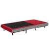 Sofá Cama Tapizado En Tela Rojo Cama Individual Plegable Silla Cama Farris - Rojo