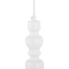 Lámpara Colgante De Metal Blanco Con Acabado Mate 120 Cm Pantalla Moderna Bicolor Driva - Blanco