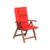 Cojín Para Asiento Respaldo Para Exterior Acolchado Con Almohadilla Para Reposacabezas Rojo Claro Toscana - Rojo