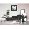 Chaise Longue De Gamuza Sintética Gris Oscuro Con Botones Versión Derecha Nimes - Gris