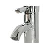 Grifo Para Lavabo Mono Mando Para Baño Moderno De Metal Cromado Plateado Rusumo - Plateado