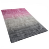 Alfombra Gris/rosa 160 X 230 Cm Ercis