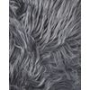 Alfombra De Piel Sintética De Oveja Gris 53 X 88 Cm Pelo Largo Estilo Rústico Mungo - Gris