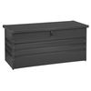 Caja De Almacenamiento Para Exterior De Acero Galvanizado Gris Grafito 400l Cebrosa - Gris