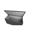 Caja De Almacenamiento Para Exterior De Acero Galvanizado Gris Grafito 400l Cebrosa - Gris