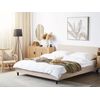 Funda Reemplazable En Tela Beige Para Cama 180 X 200 Cm Desmontable Lavable Fitou - Beige