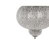 Lámpara Colgante De Techo De Metal Plateado 33 Cm Estilo Oriental Tyne - Plateado