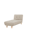 Chaise Longue Tapizado Beige Alsten