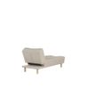 Chaise Longue Tapizado Beige Alsten