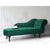 Chaise Longue De Terciopelo Verde Derecho Nimes