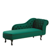 Chaise Longue De Terciopelo Verde Derecho Nimes