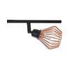 Aplique De Pared 2 Luces De Metal Cobre Ajustable Industrial Volga S - Cobrizo