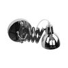 Lámpara De Pared De Metal Plateado Aplique Brazo Ajustable Orientable Harrington - Plateado