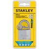 Stanley 751742013 Candado De Latón Cromado - Arco Normal 50mm