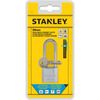 Stanley 751742015 Candado De Latón Cromado - Arco Largo 30mm