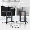 Onkron Ts2821-b Soporte Tv Móvil Para Pantallas De 70"-110" Hasta 130 Kg Máx 1000x600 Vesa Negro