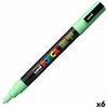 Marcador Posca Pc-3m 6 Unidades Verde Claro