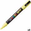 Marcador Posca Pc-3ml Amarillo 6 Unidades