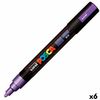 Rotuladores Posca Pc-5m Violeta (6 Unidades)