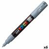 Rotuladores Posca Pc-1m Gris (6 Unidades)