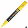 Marcador Posca Pc-1m Amarillo (6 Unidades)