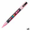 Marcador Posca Pc-3ml Rosa (6 Unidades)