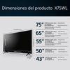 Tv Led Sony Kd-75x75wl 4k X1 Hdr Google Tv
