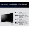 Sony Xr-55a80l Televisor Smart Tv 55" Oled Uhd 4k Hdr