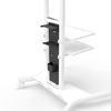 Onkron Organizador Para Accesorios De Tv, Montaje En Soporte De Suelo Ts1881, Negro, App1881-b