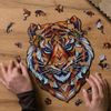 Puzzle Lovely Tiger Madera 273 Piezas Gigante 30x38 Cm Unidragon