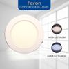 Plafón Led Superficie Feron Al504, 18w, 220v, 1600lm, Ip20, Color Blanco 4000k