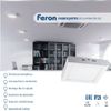 Plafón Led Superficie Feron Al505, 18w, 230v, 1600lm, Ip20, Color Blanco 4000k