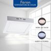 Plafón Led Superficie Feron Al505, 12w, 230v, 1100lm, Ip20, Color Blanco 4000k