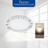 Downlight Led Ultrafino Feron Al513, 12w 4000k , 230v, 1100lm, Ip20, Color Blanco, Carcasa De Aluminio